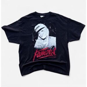 Rare Famous Stars and Straps Tee 2XL Lauren German Y2K Travis barker Blink 182